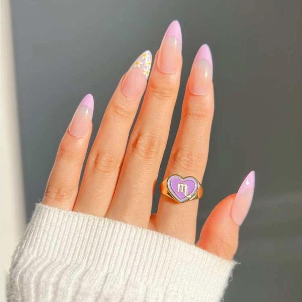 Press on nails - pink